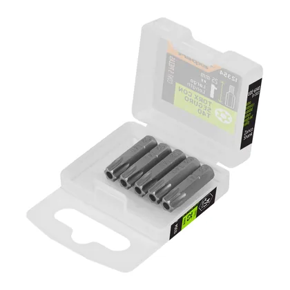 Estuche con 5 puntas torx T40 con seguro largo 1', EXPERT