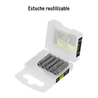 Estuche con 5 puntas torx T40 con seguro largo 1', EXPERT 4