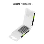 Estuche con 5 puntas torx T10 con seguro largo 2', EXPERT 4