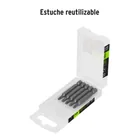 Estuche con 5 puntas torx T20 con seguro largo 2', EXPERT 4