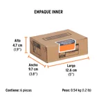 Dado cuadro 1/2' de impacto 6 puntas de 13 mm, TRUPER 6