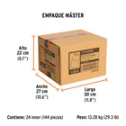 Dado cuadro 1/2' de impacto 6 puntas de 14 mm, TRUPER 7