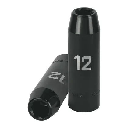 Dado largo cuadro 1/2' de impacto 6 puntas de 12 mm, TRUPER