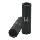 Dado largo cuadro 1/2' de impacto 6 puntas de 14 mm, TRUPER 1