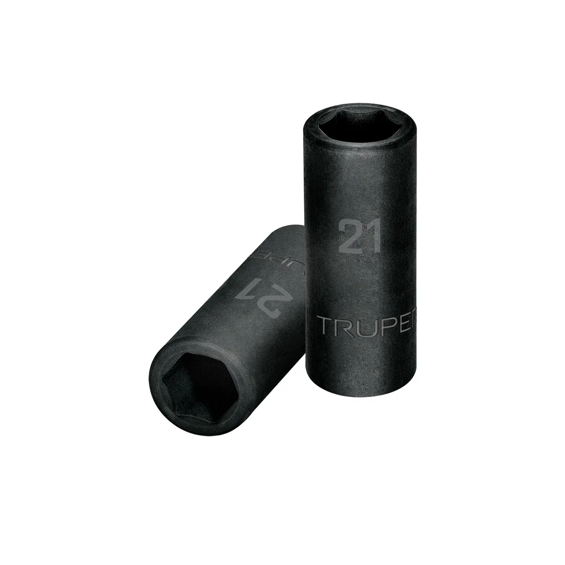 Dado largo cuadro 1/2' de impacto 6 puntas de 21 mm, TRUPER