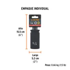 Dado largo de impacto de 1-1/8', 6 puntas, cuadro 3/4' 5