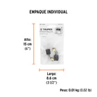 Bolsa con 2 carbones de repuesto para CEP-12, TRUPER 3