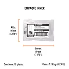 Bolsa con 2 carbones de repuesto para SINCO-10X, TRUPER 4