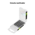 Estuche con 5 puntas hexagonales de 5/32mm largo 2', EXPERT 4