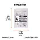 Bolsa con 2 carbones de repuesto para LIRO-5A, TRUPER 4