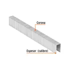 Caja con 5000 grapas corona 3/8' calibre 22, 16mm p/ENNE-70 2