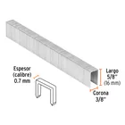 Caja con 5000 grapas corona 3/8' calibre 22, 16mm p/ENNE-70 3