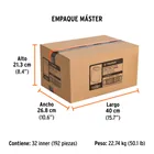 Dado de impacto de 3/4', 6 puntas, cuadro 1/2', TRUPER 7