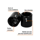 Dado de impacto de 1', 6 puntas, cuadro 1/2', TRUPER 2