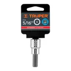 Dado punta hexagonal de 5/16', cuadro 3/8', TRUPER 4