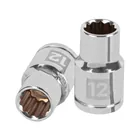 Dado de 12 mm, 12 puntas, cuadro 1/2', TRUPER 1