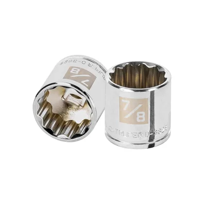 Dado de 7/8', 12 puntas, cuadro 3/8', TRUPER