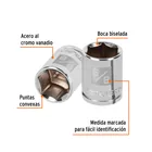 Dado de 5/8', 6 puntas, cuadro 3/8', TRUPER 2