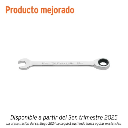 Llave combinada con matraca 24 mm x 325 mm largo, EXPERT