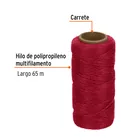 Carrete con 65 m de hilo para albañil rojo, TRUPER 2