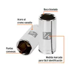 Dado largo de 7/8', 6 puntas, cuadro 3/8', TRUPER 2