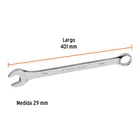 Llave combinada extralarga 29 mm x 401 mm de largo, EXPERT 3