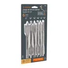 Juego de brocas planas de manita, 6 piezas, TRUPER 1