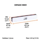 Llave combinada extralarga 41 mm x 483 mm de largo, EXPERT 4