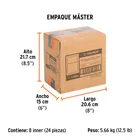 Dado de 3/4', 12 puntas, cuadro 3/4', TRUPER 7