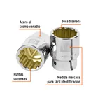 Dado de 1-1/4', 12 puntas, cuadro 3/4', TRUPER 2