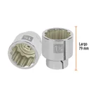 Dado de 1-3/4', 12 puntas, cuadro 3/4', TRUPER 3