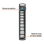 Juego de 9 dados cuadro 3/8' mm, TRUPER 2