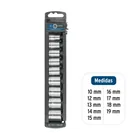 Juego de 9 dados cuadro 3/8' mm, TRUPER 3