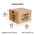 Desarmador cabinet 1/8' x 8' mango Comfort Grip, TRUPER 6