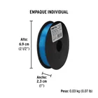 Carrete con 100 m de hilo para pesca azul calibre 0.40 mm 4