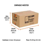 Desarmador plano de golpe 5/16' x 8', TRUPER EXPERT 6