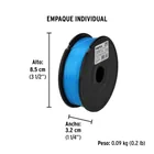 Carrete con 100 m de hilo para pesca azul calibre 0.80 mm 4