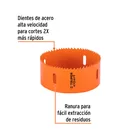 Brocasierra bimetálica 4-1/2', TRUPER EXPERT 2