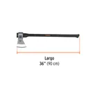 Hacha media labor 4 lb, mango de fibra de vidrio 36',TRUPER 3