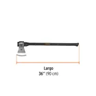Hacha labor entera 4 lb, mango de fibra de vidrio 36',TRUPER 3