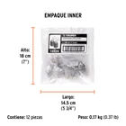 Bolsa con 2 carbones de repuesto para SICI-7-1/4A3, TRUPER 4