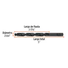 Broca HSS 21/64' Trublack para metal, TRUPER 4