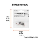 Bolsa con 2 carbones de repuesto para ROTO-1/2N8, TRUPER 3