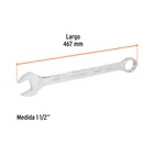 Llave combinada extralarga 1-1/2' x 467 mm de largo, EXPERT 3