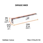 Llave combinada extralarga 1-1/2' x 467 mm de largo, EXPERT 4