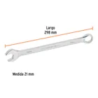 Llave combinada extralarga 21 mm x 298 mm de largo, EXPERT 3