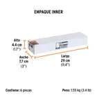 Llave combinada extralarga 21 mm x 298 mm de largo, EXPERT 6