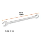 Llave combinada extralarga 23 mm x 316 mm de largo, EXPERT 3