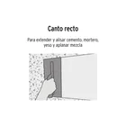 Llana 11' canto recto, 10 remaches,mango Comfort Grip,TRUPER 4