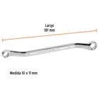 Llave de estrías 10 x 11 x 181 mm largo, TRUPER EXPERT 3
